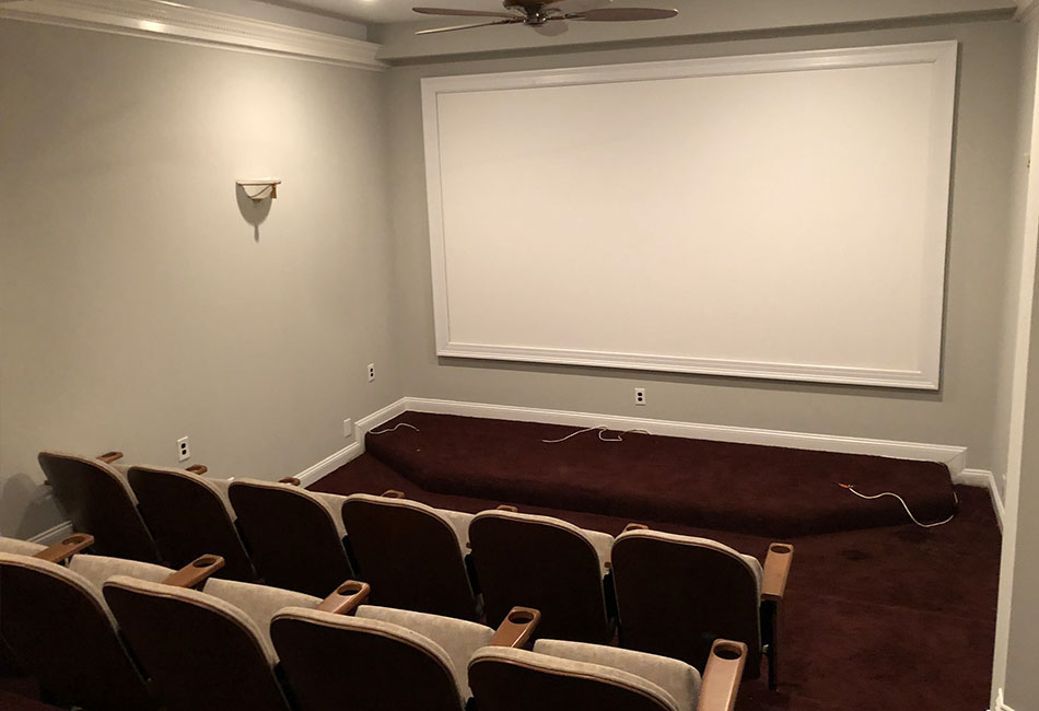 The original theater room