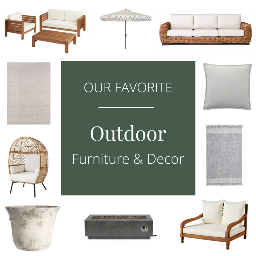 Our favorite outdoor furniture and decor
