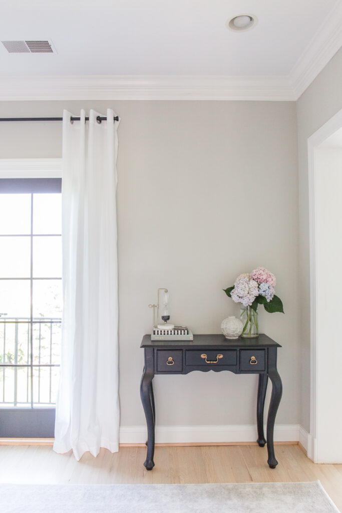 refinishing a console table