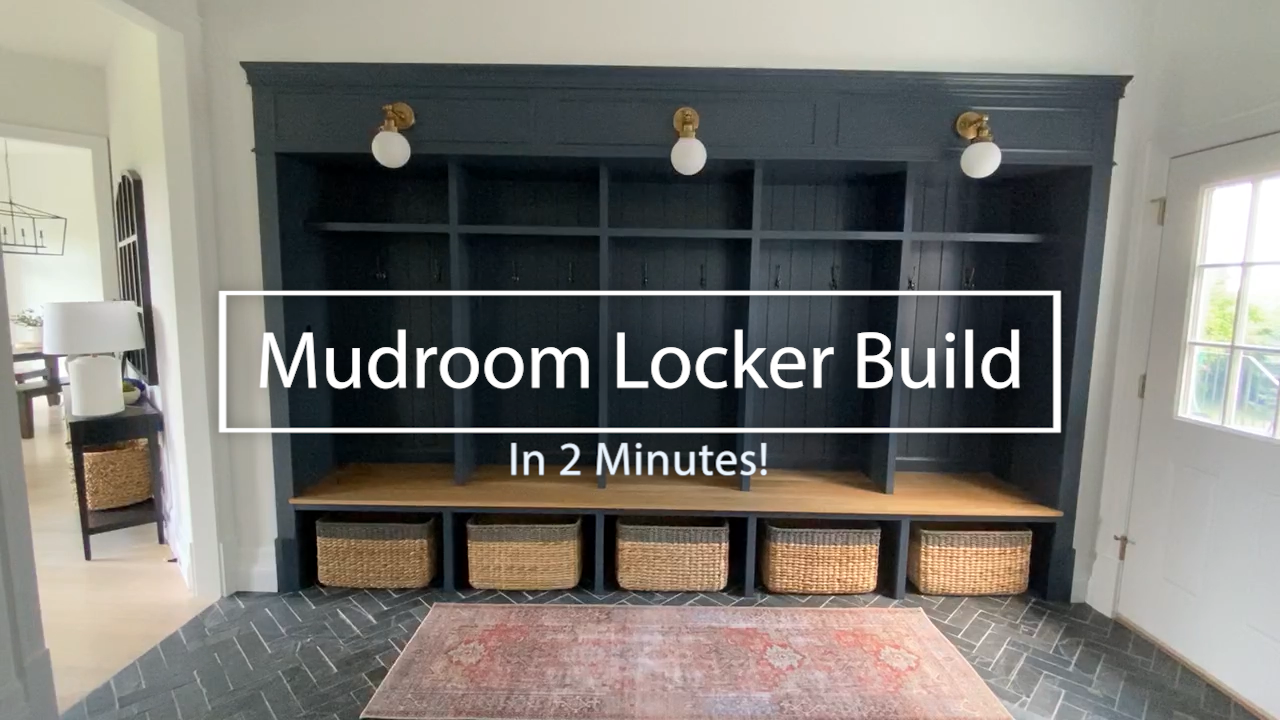 Mudroom Locker Build