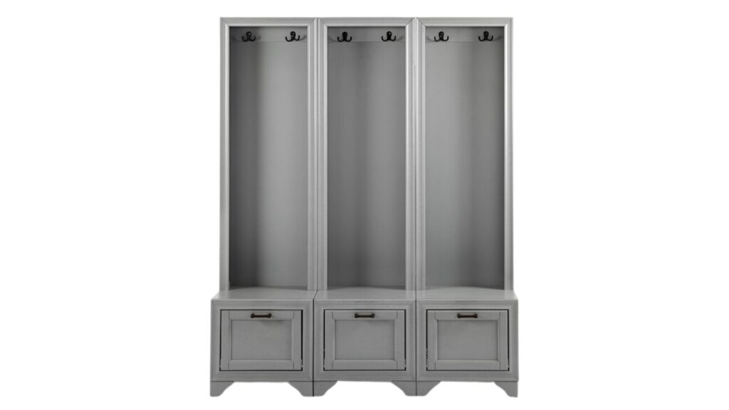 Jesse Mudroom Lockers Hall Trees Gray 2