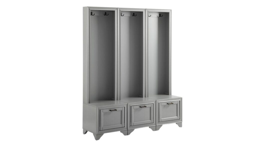 Jesse Mudroom Lockers Hall Trees Gray 3