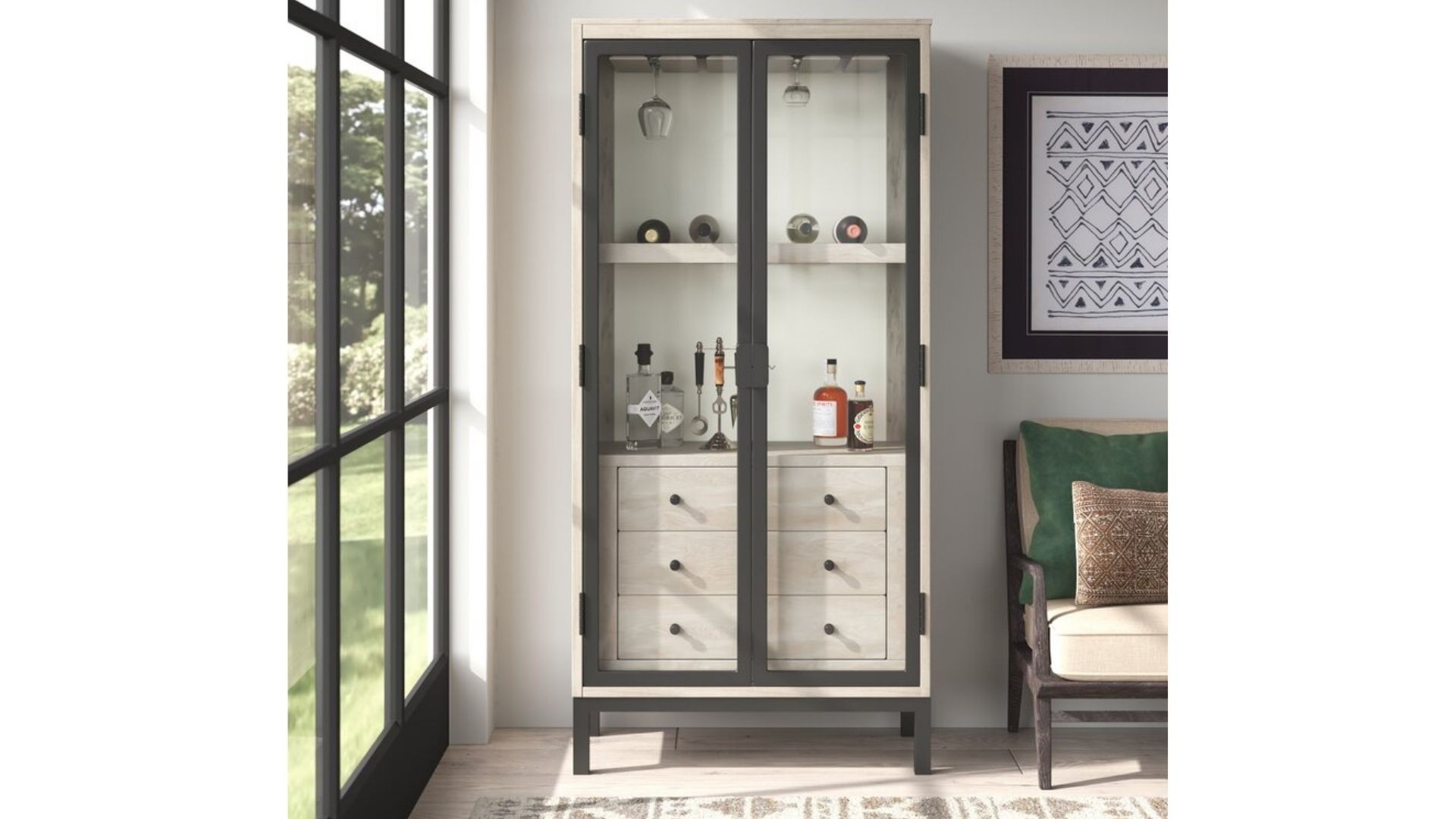 Arched Manor Everest Bar Cabinet 4