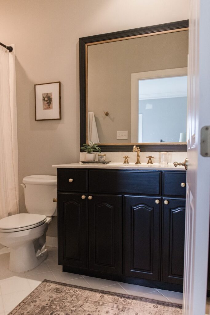Guest Bathroom Vanity Makeover