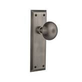Nostalgic Warehouse New York Door Knob Antique Pewter