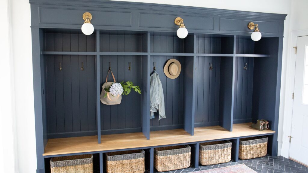 Mudroom lockers in Hale Navy