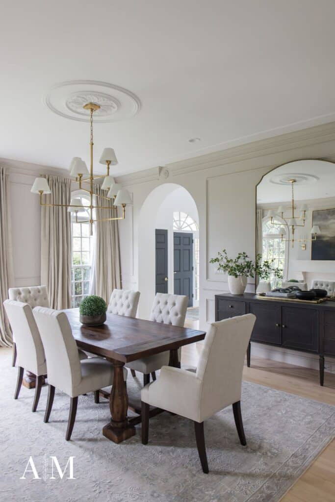 Chandeliers with lamp shades