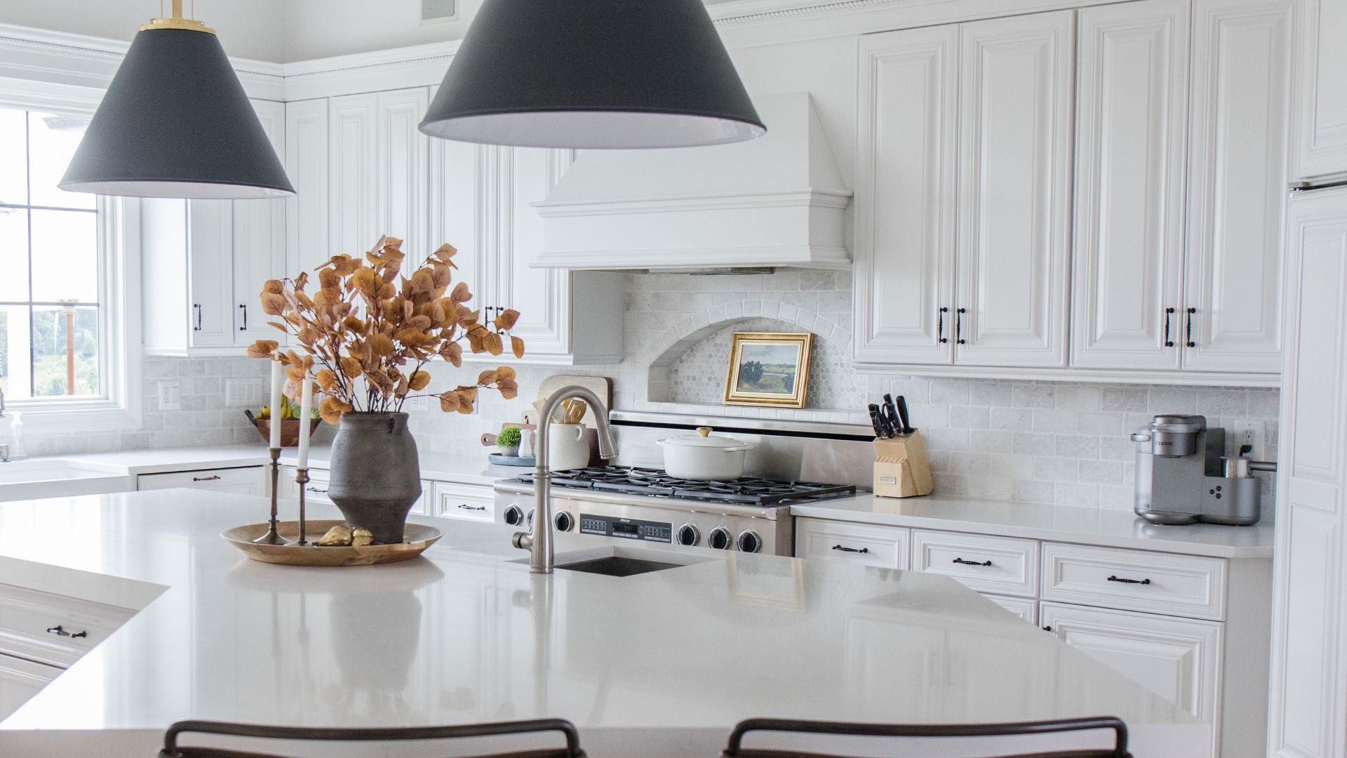How to hang upper kitchen cabinets