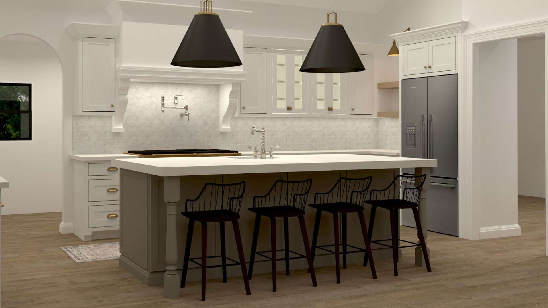 kitchen island stools header