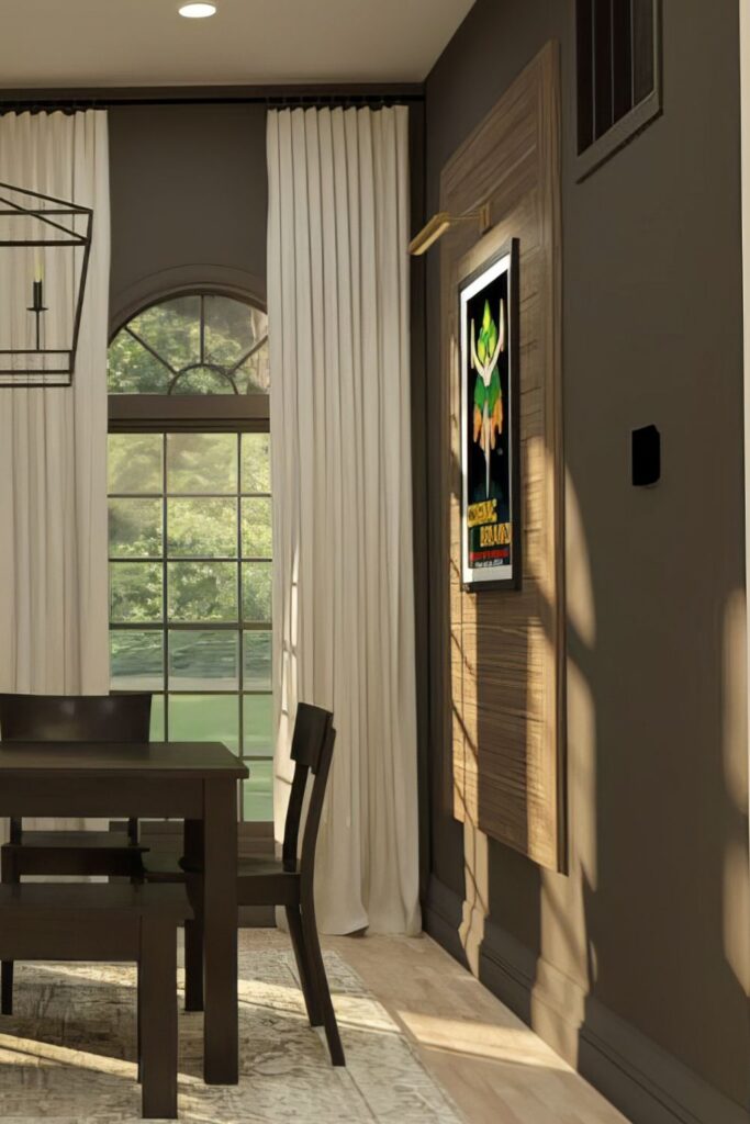 Breakfast Room Design Wall Feature