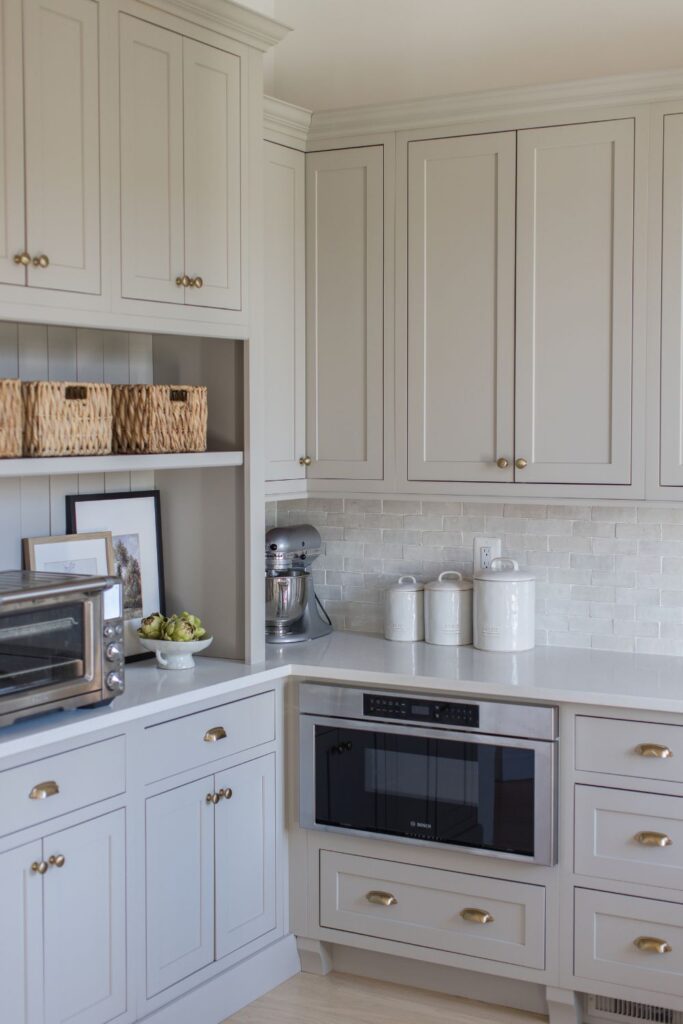 Corner Cabinet in our pantry