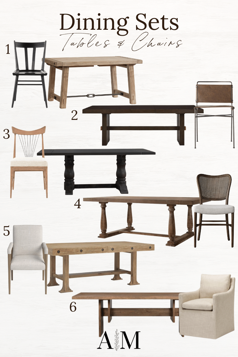 best dining room sets, for a curated design, dining room, dining room sets, dining room chairs, rectangular tables, rectangular dining room tables