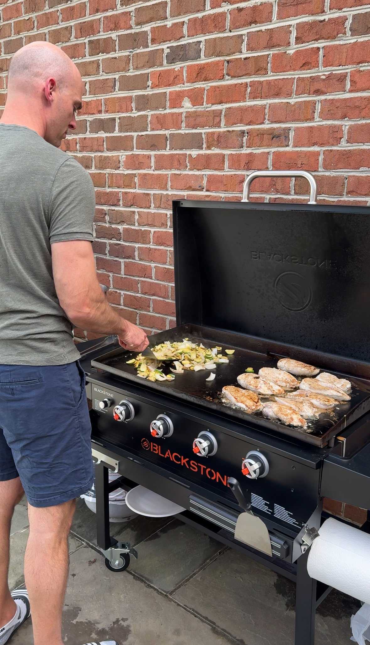 Using my new 36-inch Blackstone Griddle