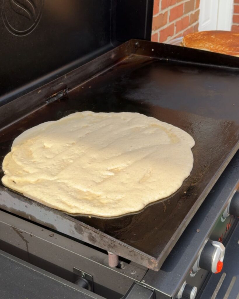 The 36" Blackstone is the perfect size to make Uncle Buck Pancakes