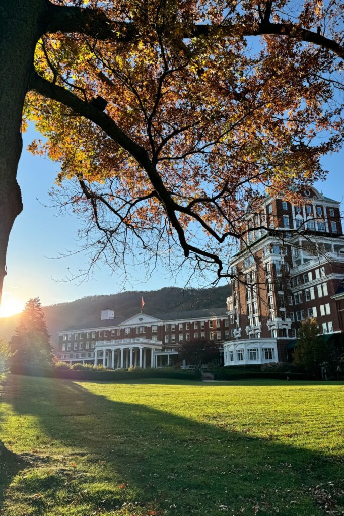The Omni Homestead Resort Front Lawn