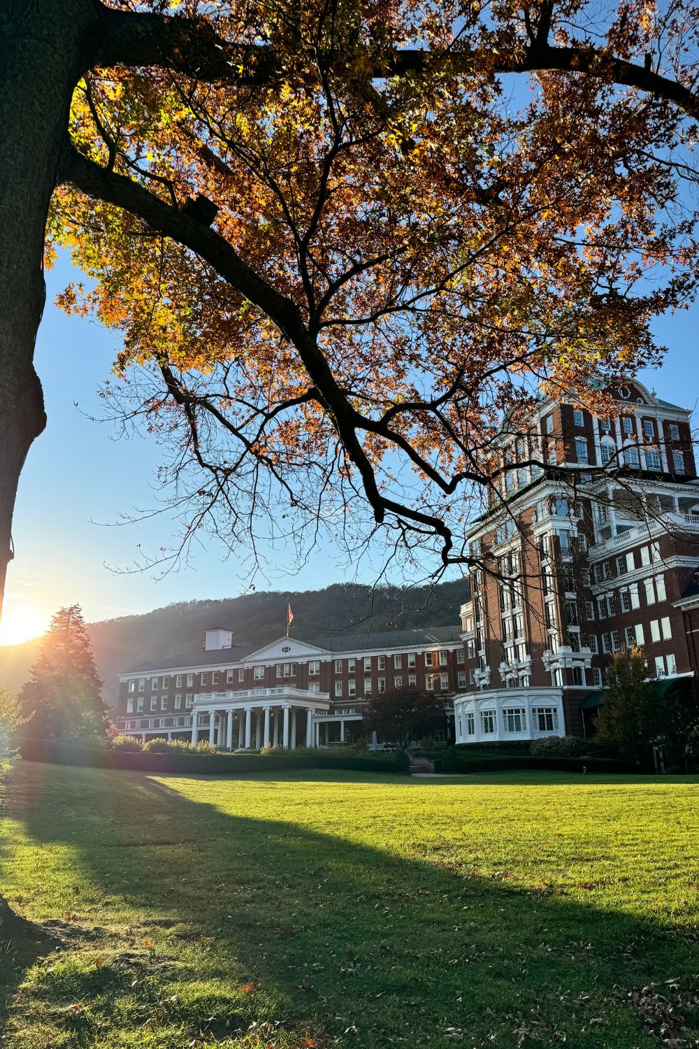 The Omni Homestead Resort Front Lawn