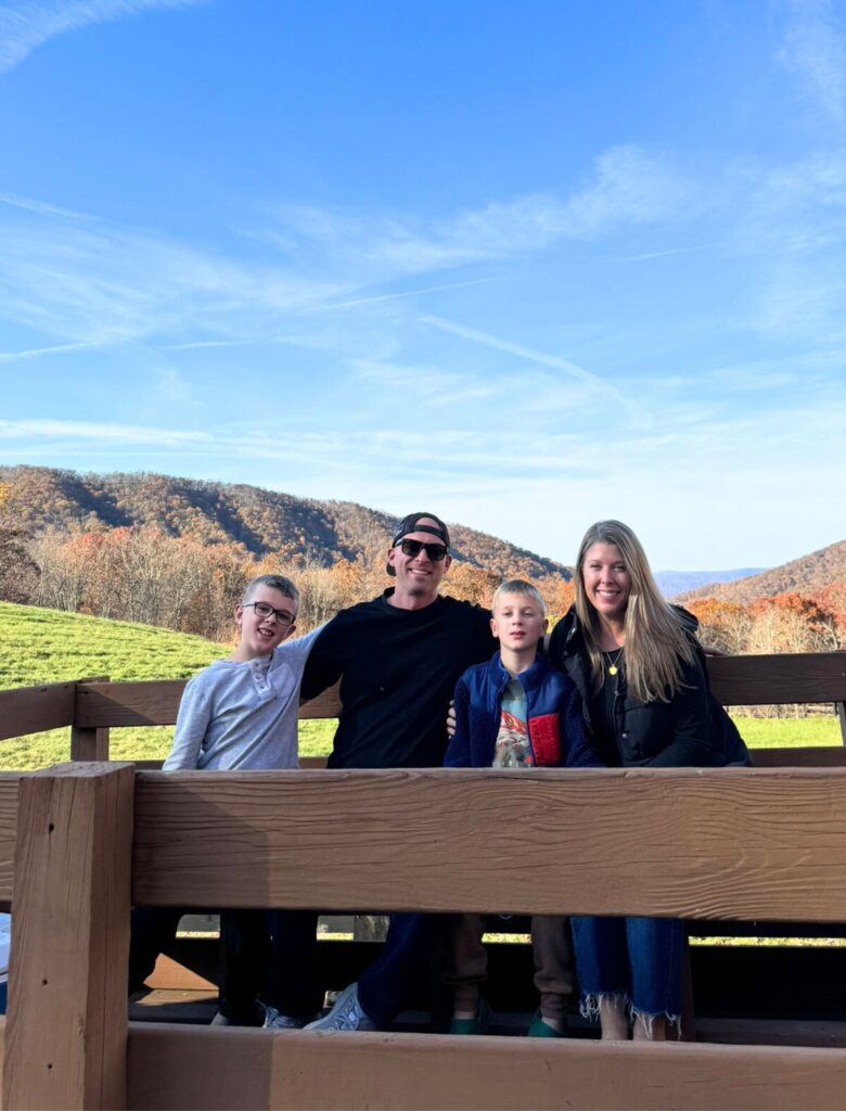 The wagon ride up to the fire gave us great views of the mountains
