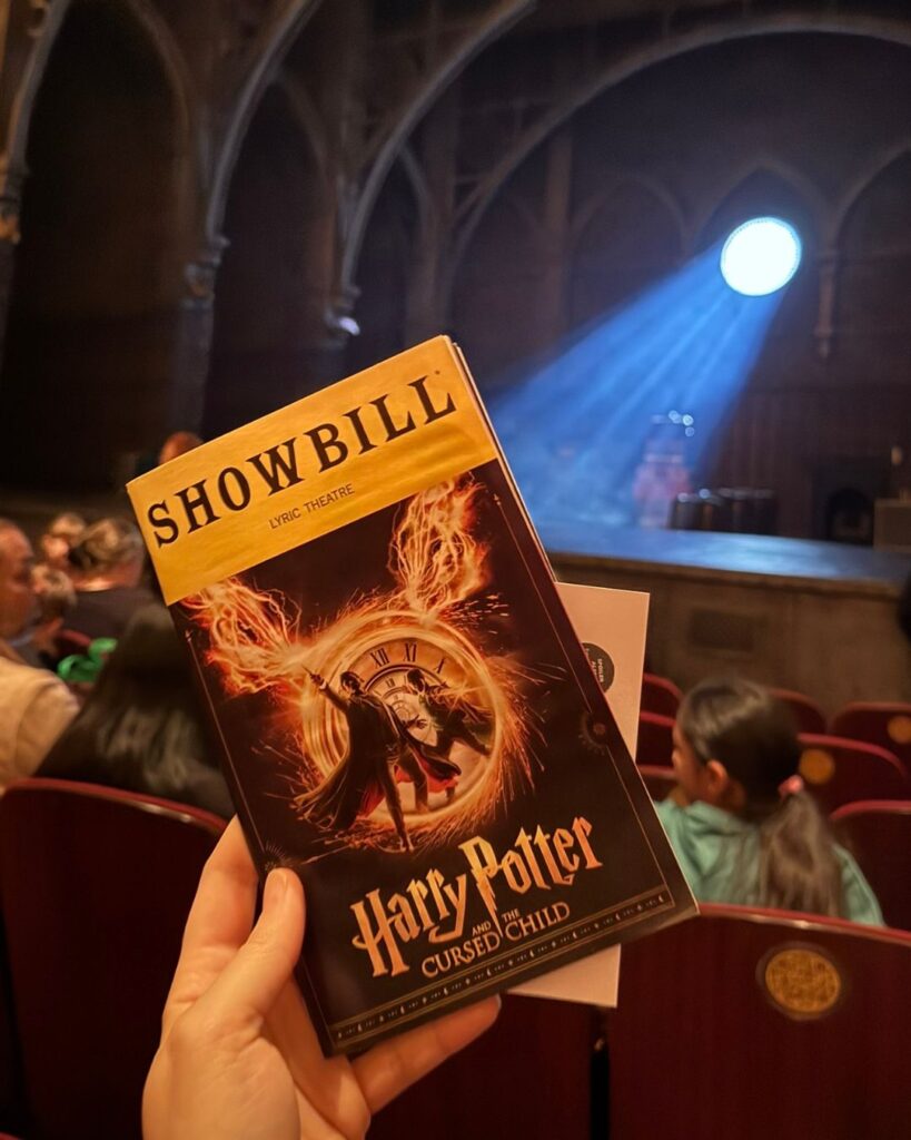 The Playbill for Harry Potter and the Cursed Child