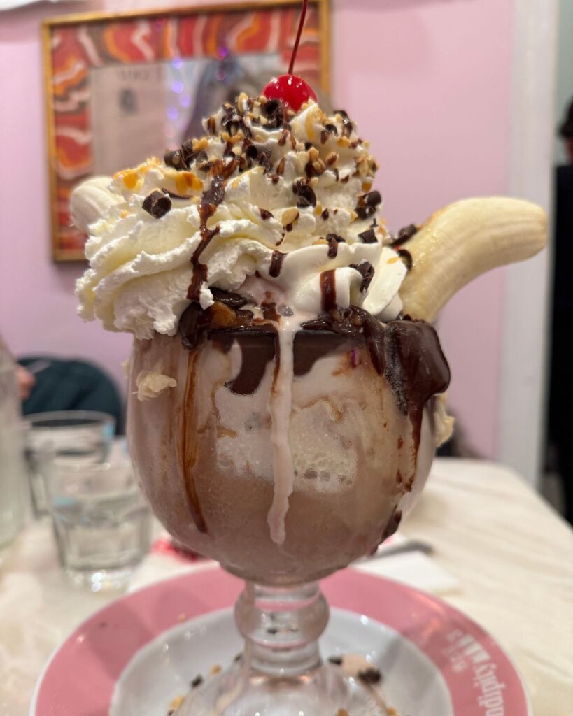 The Banana Split from Serendipity, New York City