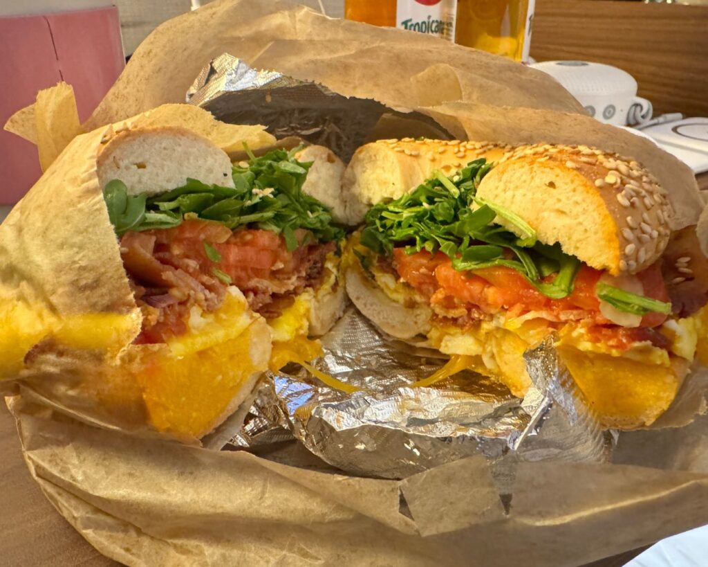 The BTS Signature Bagel Sandwich