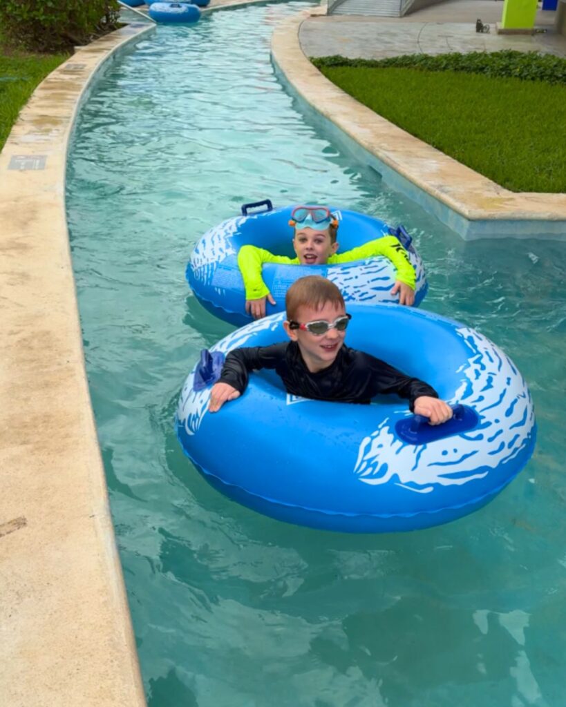 Laps around the lazy pool were a family favorite.