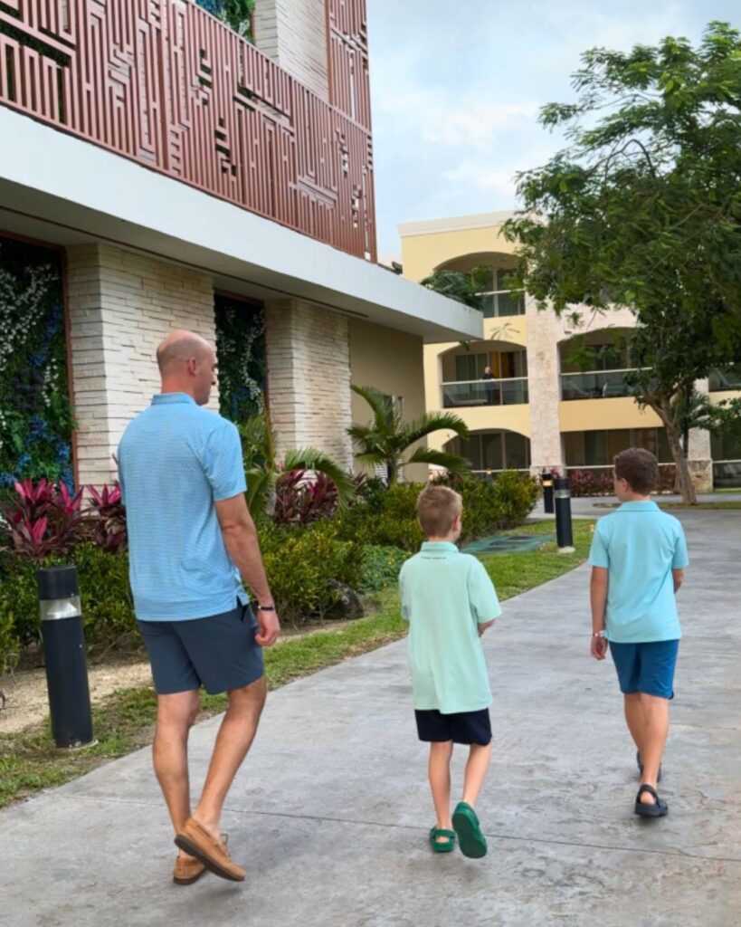 The boys walking. To where? No idea. Just enjoy this action shot without asking too many questions.
