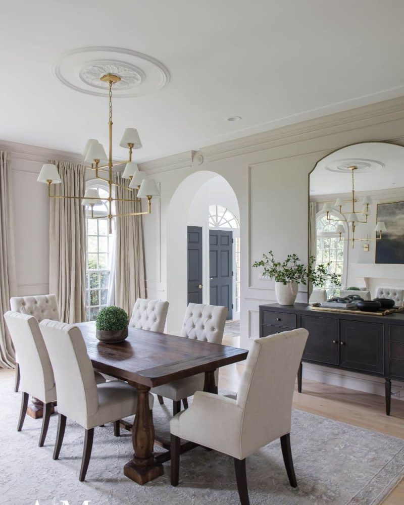 Chandeliers with lamp shades