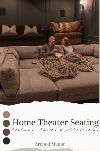 home theater seating, home, home theater, home theater seating, pit sofa, blanket, popcorn, chair, pillows, throw pillows, home decor, home blog, home blogger, home styling. home theater accessories, accessories & essentials, sofas