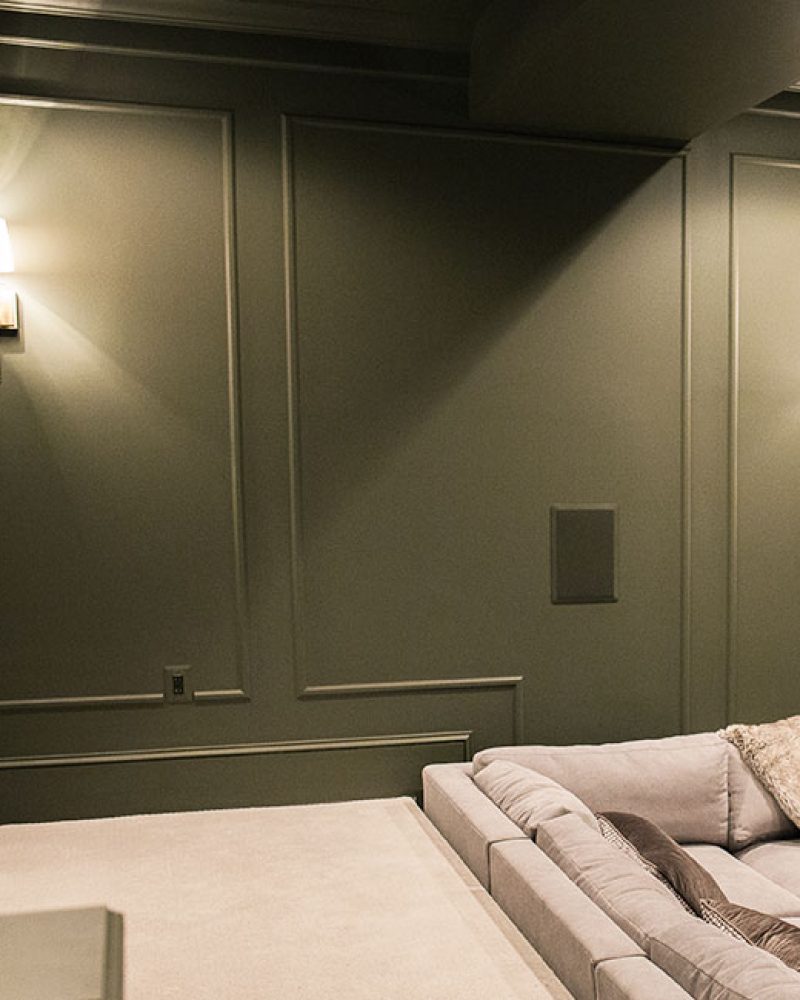 Picture Frame Molding can change a wall from drab to fab!